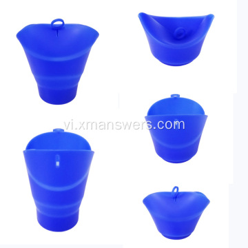 Thùng bỏng ngô Silicone Gấp Bắp ngô Bát